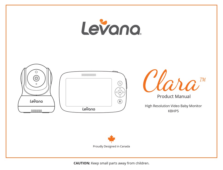 LEVANA CLARA KBHP5 BABY MONITOR PRODUCT MANUAL ManualsLib