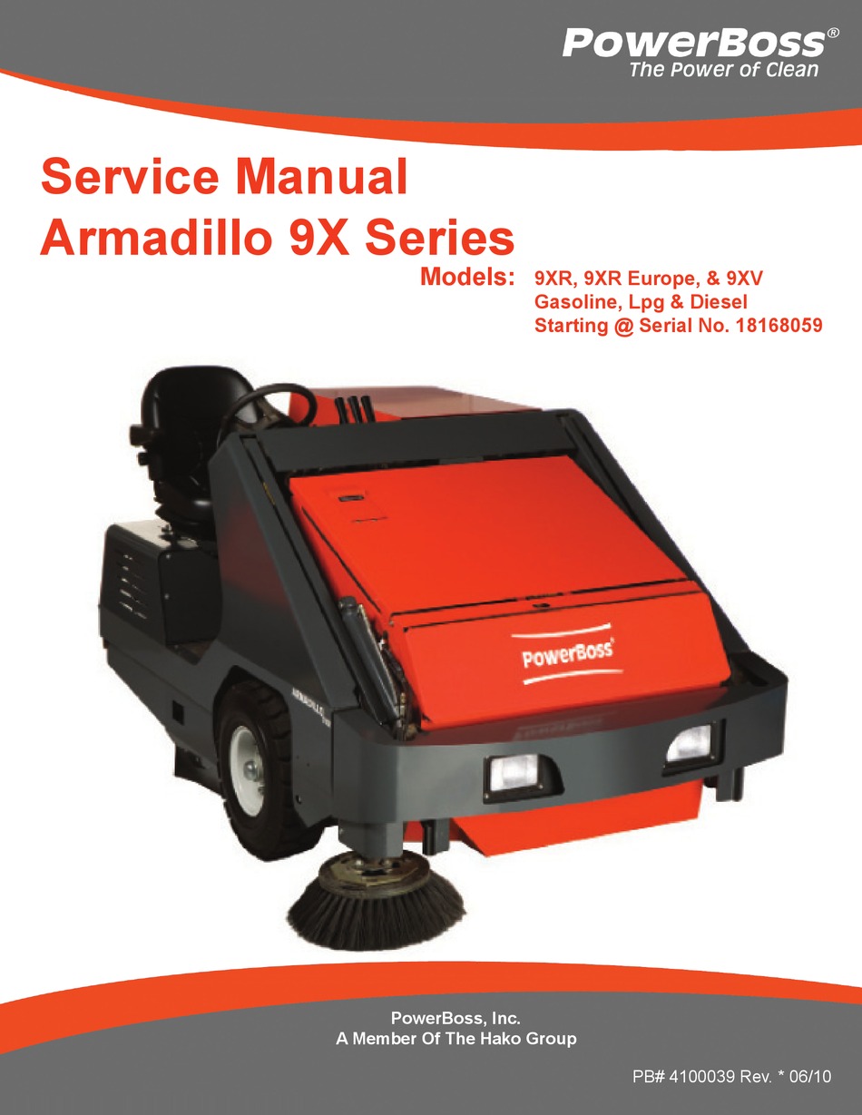 POWERBOSS ARMADILLO 9X SERIES BLOWER SERVICE MANUAL ManualsLib