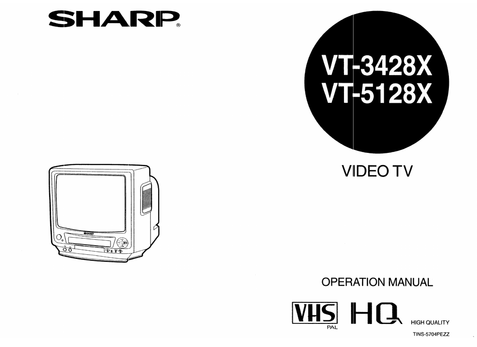 SHARP VT-3428X OPERATION MANUAL Pdf Download | ManualsLib