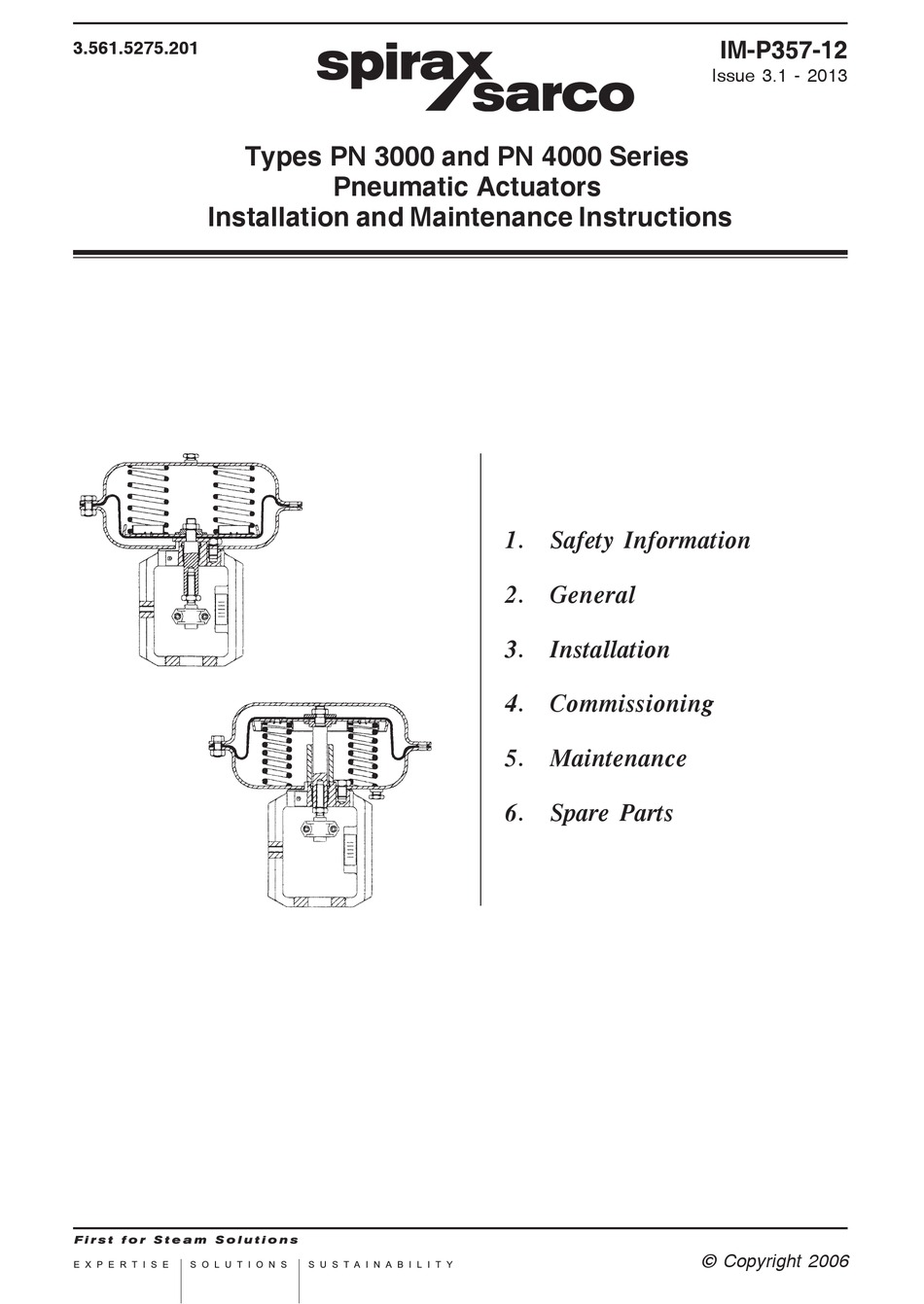 SPIRAX SARCO PN 3000 SERIES CONTROLLER INSTALLATION AND MAINTENANCE