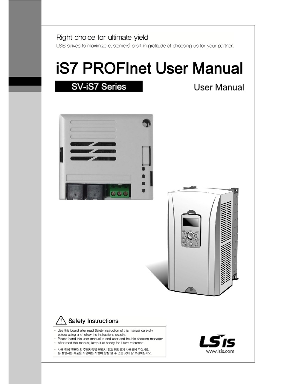 Lsis Sv Is7 Series User Manual Pdf Download Manualslib Lsis Sv Is7 Series User Manual Pdf Download Manualslib