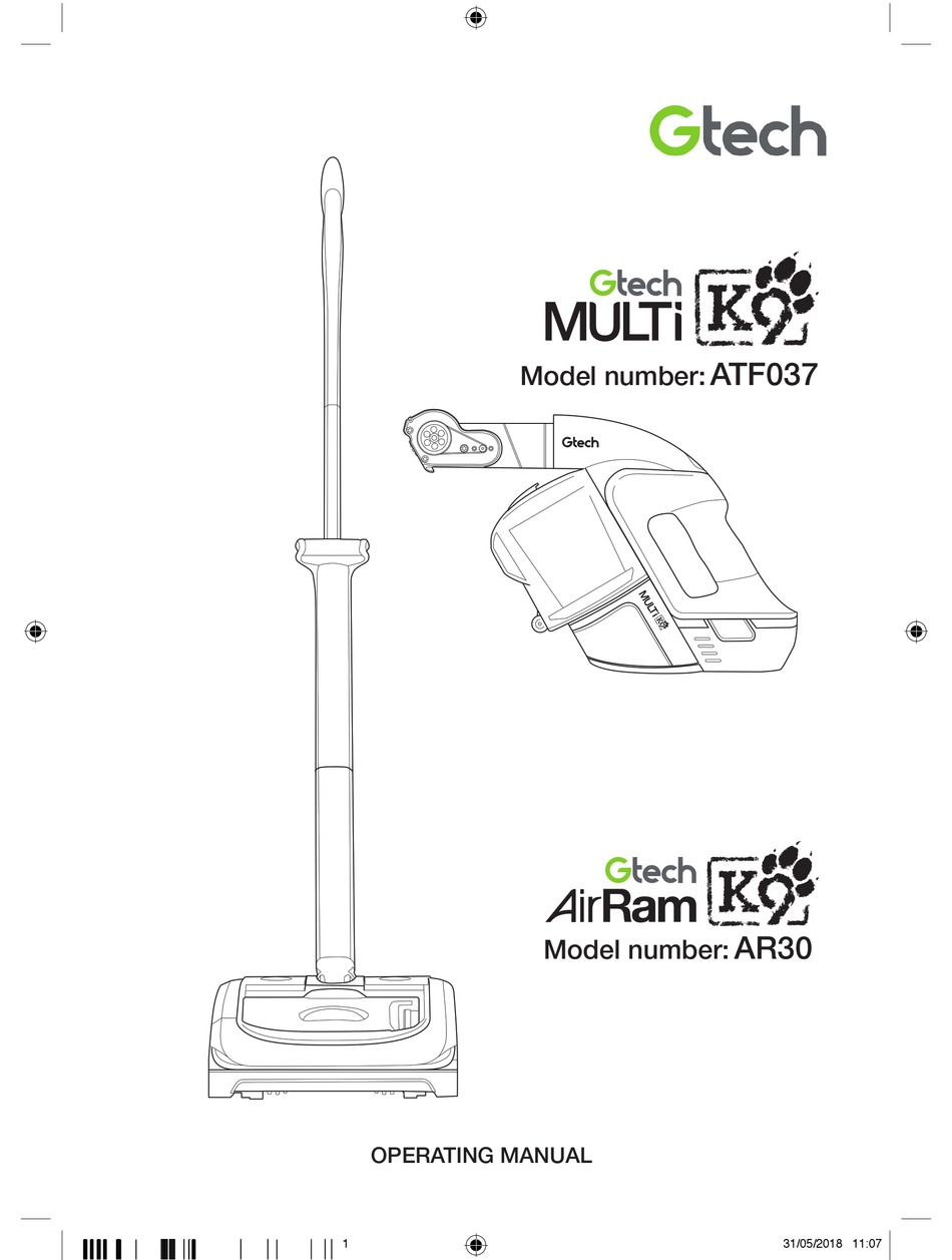 GTECH MULTI K9 OPERATING MANUAL Pdf Download ManualsLib