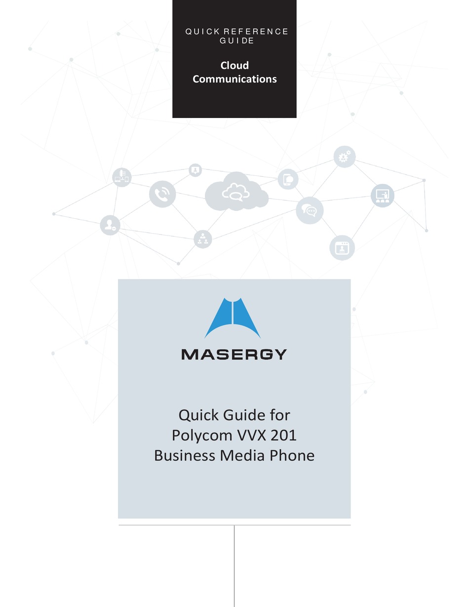 POLYCOM VVX 201 SERIES TELEPHONE QUICK REFERENCE MANUAL | ManualsLib