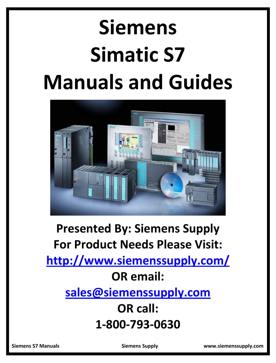 SIEMENS SIMATIC S7 SERIES CONTROLLER MANUAL | ManualsLib