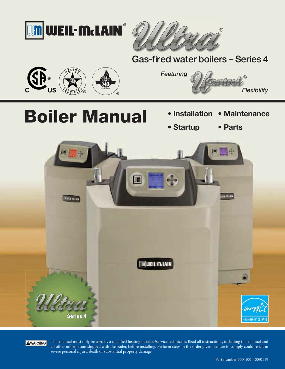 WEILMCLAIN 4 SERIES BOILER MANUAL ManualsLib