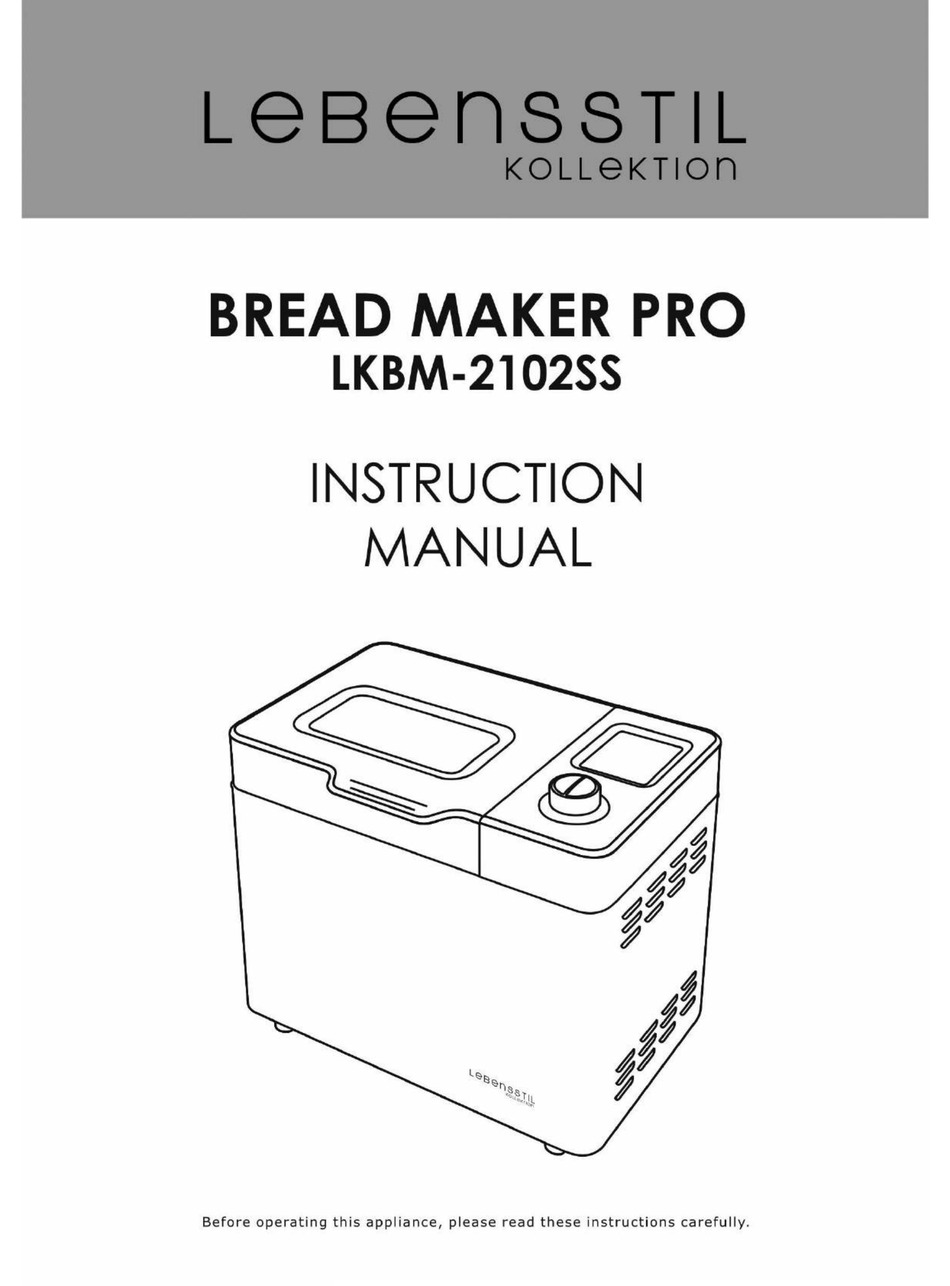 lebensstil bread maker
