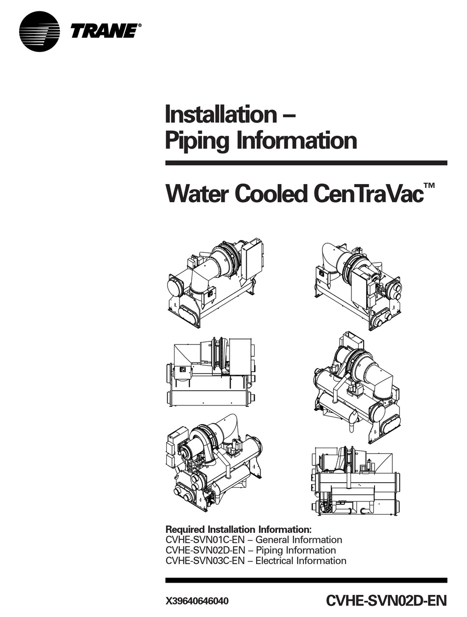 trane cvhe chiller manual