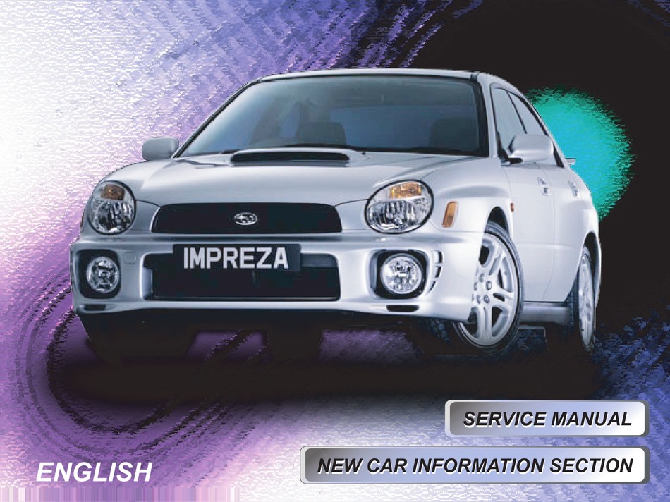 Subaru Impreza 2002 Automobile Service Manual | Manualslib
