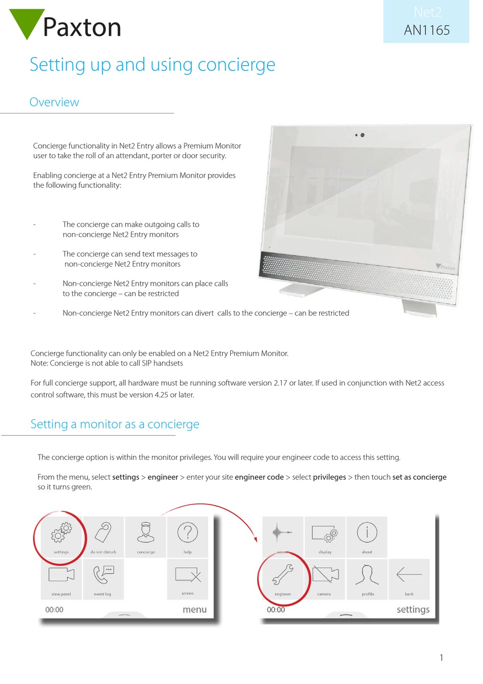 PAXTON NET2 ENTRY INTERCOM SYSTEM QUICK START MANUAL | ManualsLib