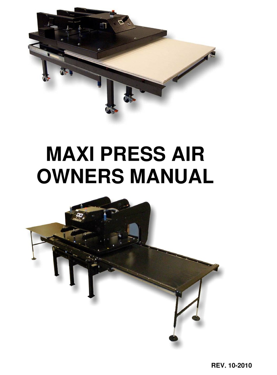 Geo Knight MAXI Press Manual Large Format Heat Press