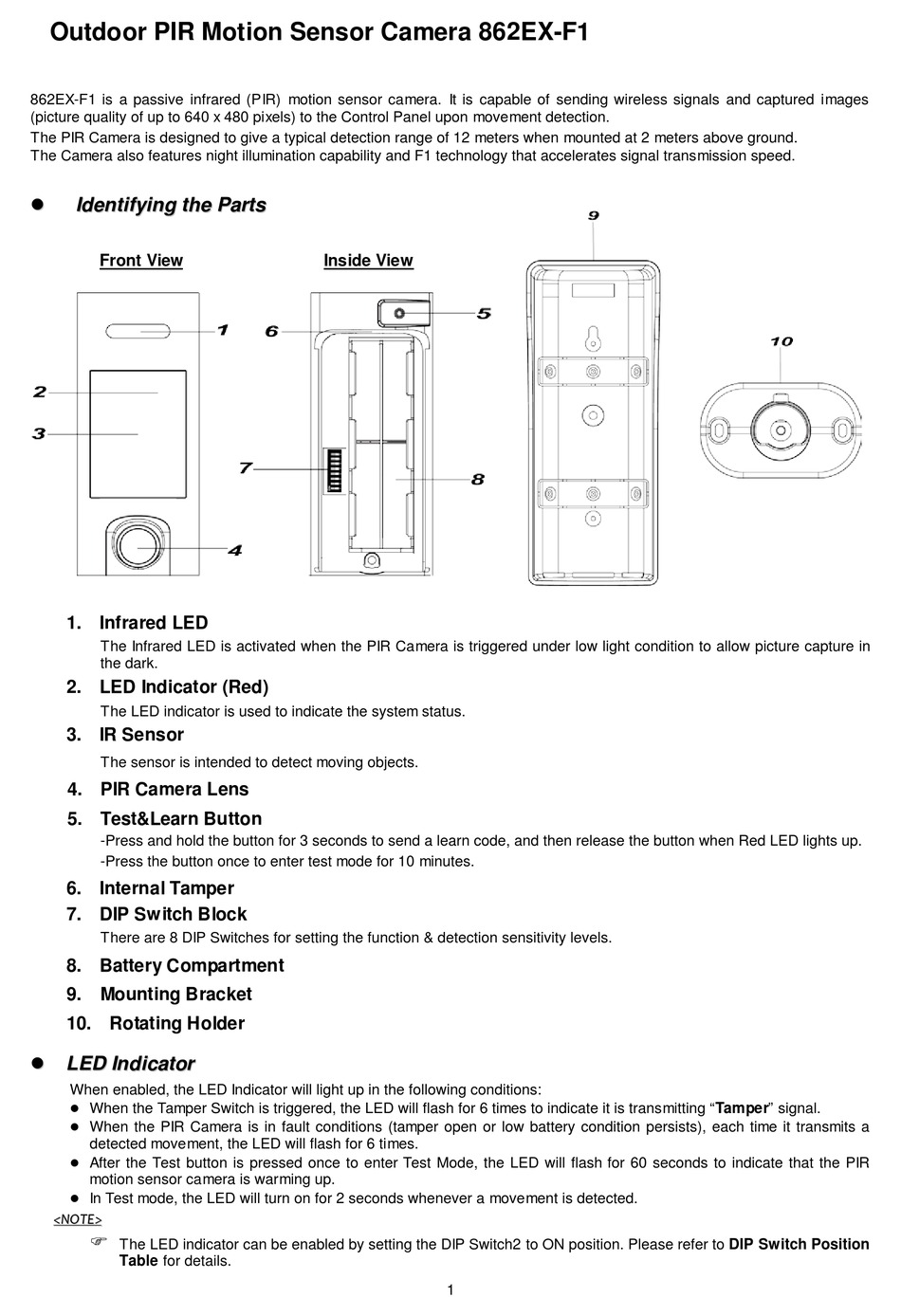 CLIMAX 862EX-F1 DIGITAL CAMERA USER MANUAL | ManualsLib