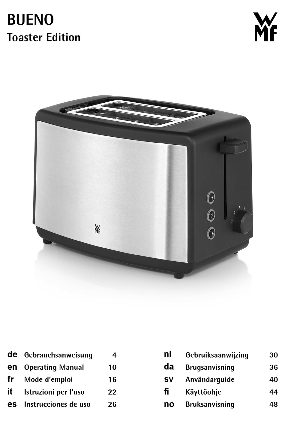 WMF BUENO TOASTER OPERATING MANUAL ManualsLib