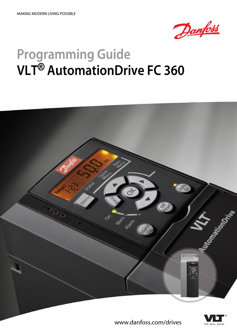 DANFOSS VLT AUTOMATIONDRIVE FC 360 DC DRIVE PROGRAMMING MANUAL ManuaLib