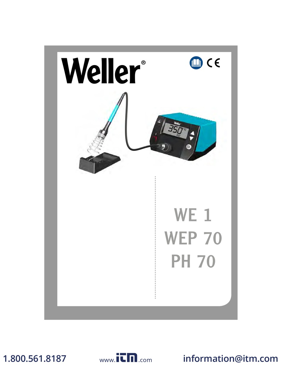 WELLER WE 1 SOLDERING GUN MANUAL ManualsLib