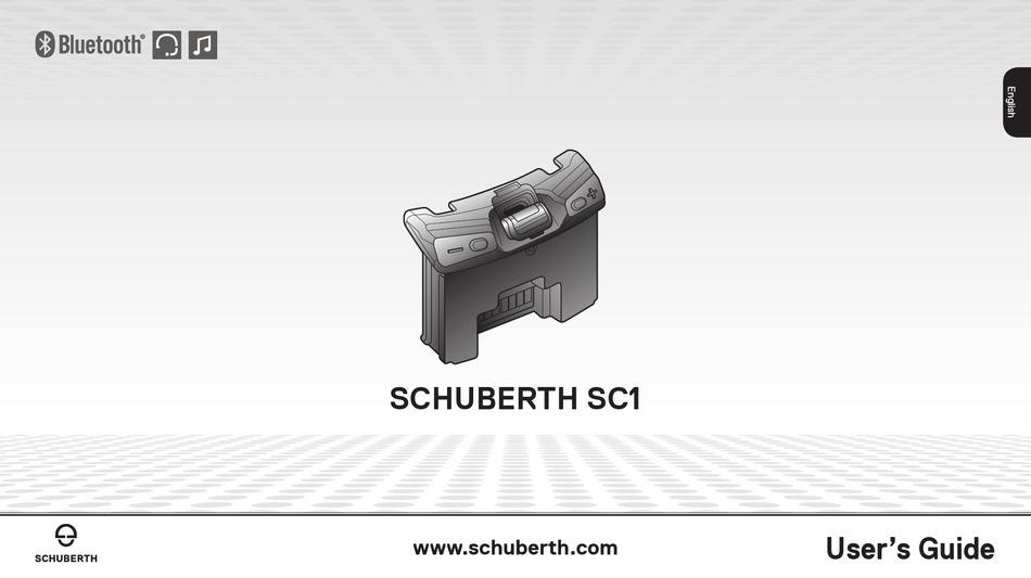 schuberth sc1 quick start guide