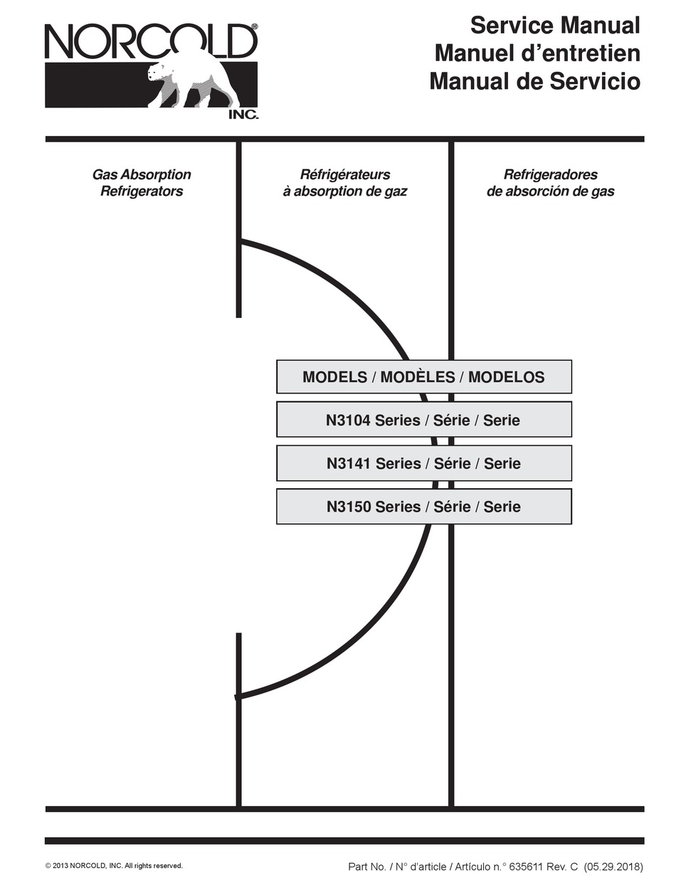 NORCOLD N3104 SERIES REFRIGERATOR SERVICE MANUAL ManualsLib