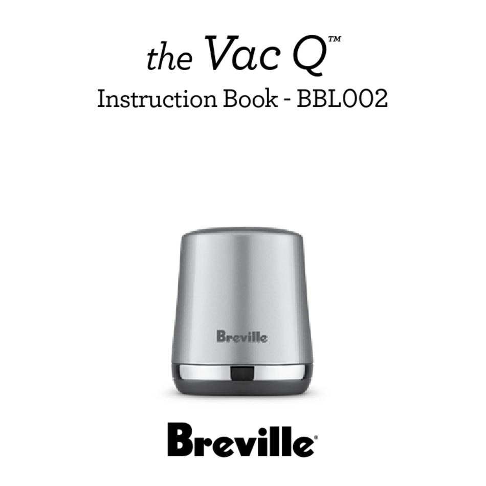 BREVILLE THE VAC Q BBL002 BLENDER 
