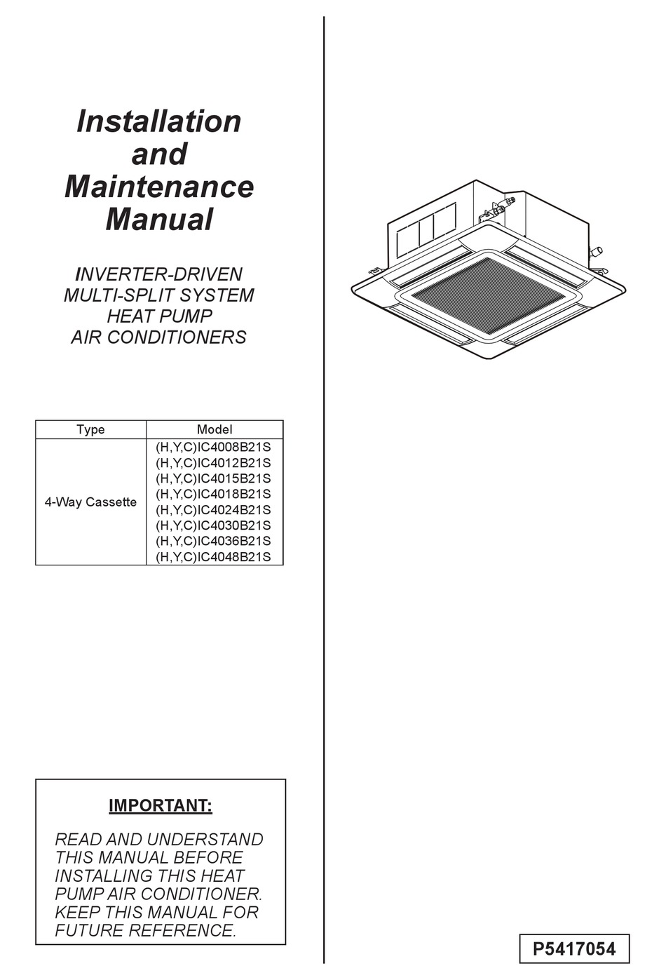York Hic4008b21s Air Conditioner Installation And Maintenance Manual Manualslib 9033