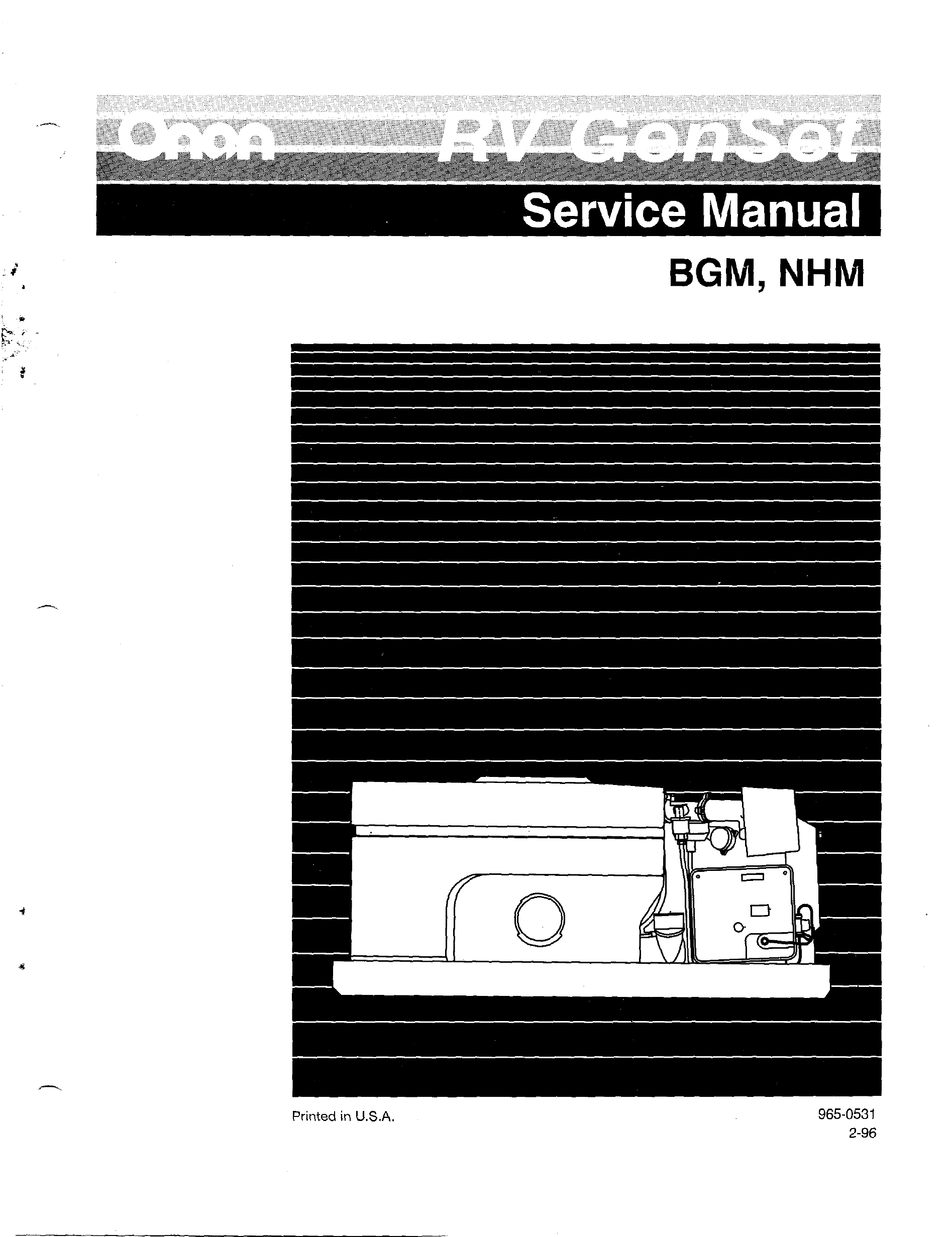 ONAN BGM SERIES INVERTER SERVICE MANUAL | ManualsLib