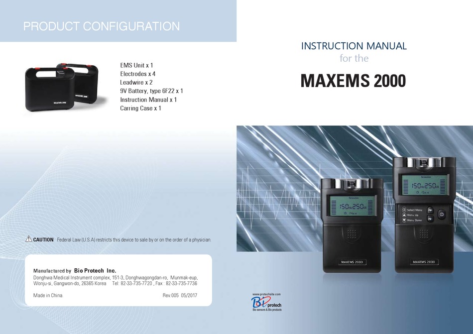 MaxStim 2000 Digital TENS Unit - Dual Channel TENS Unit