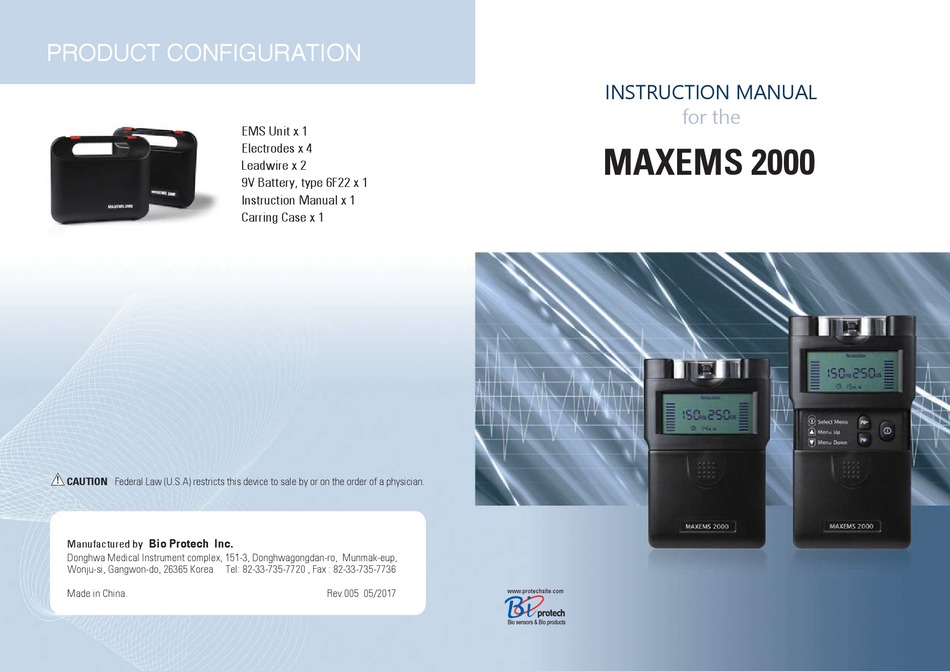 Buy MAXTENS 2000 Digital TENS Unit by Bio Protech