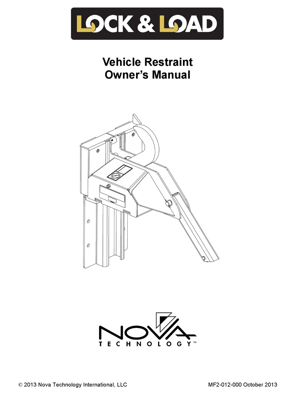 NOVA LOCK&LOAD OWNER'S MANUAL Pdf Download ManualsLib