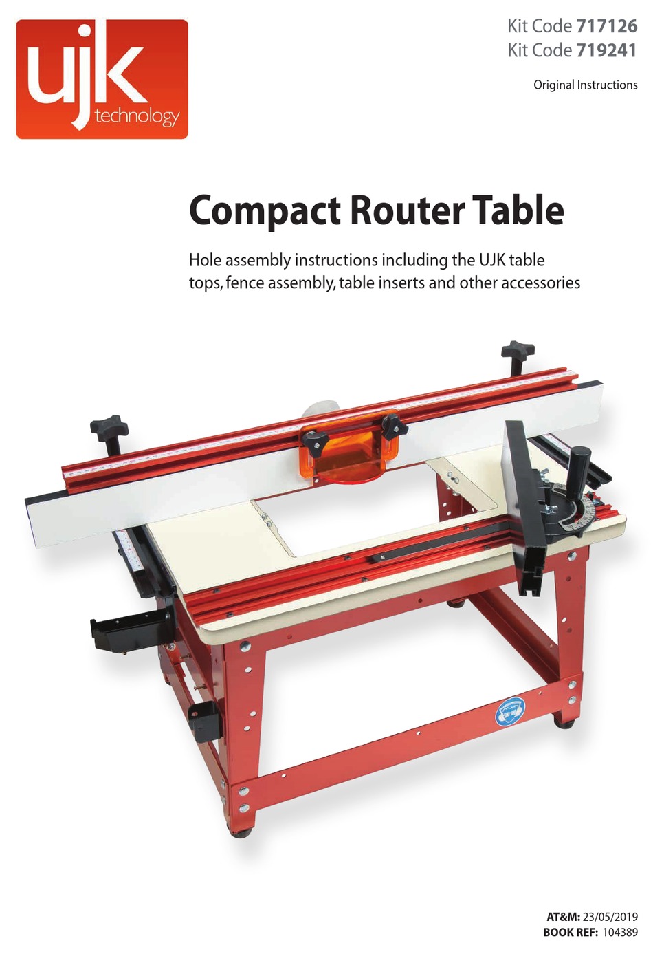 UJK Professional Laminated Router Table Top