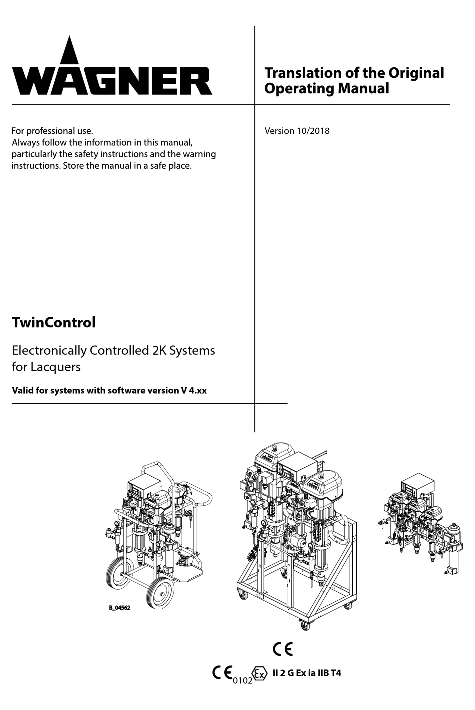 Wagner Twincontrol Original Operating Manual Pdf Download Manualslib