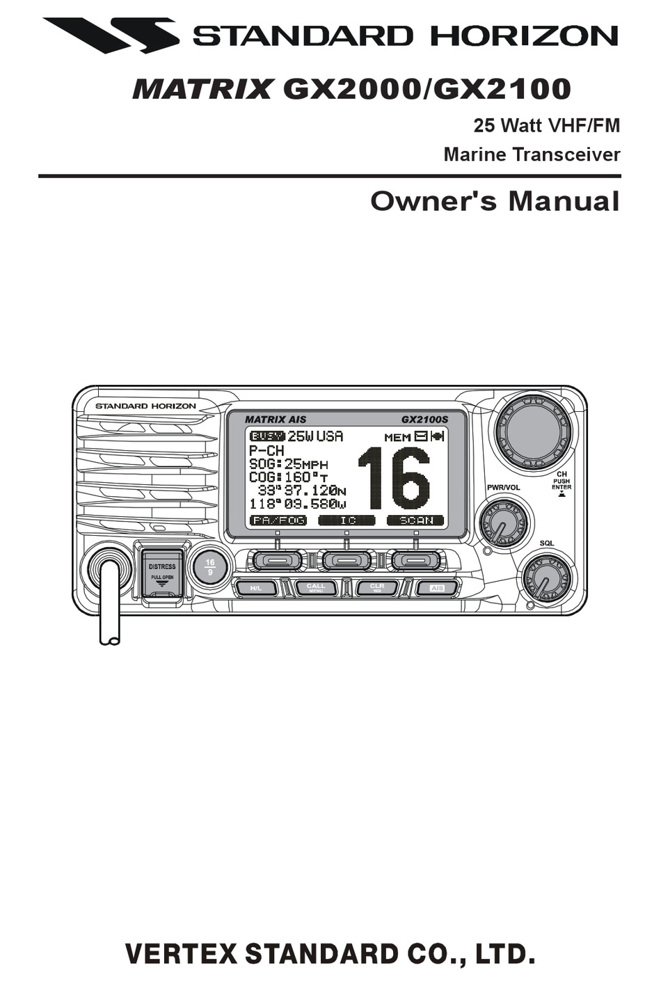 Standard Horizon Matrix Gx2000 Owner S Manual Pdf Download Manualslib Standard Horizon Matrix Gx2000 Owner S Manual Pdf Download Manualslib