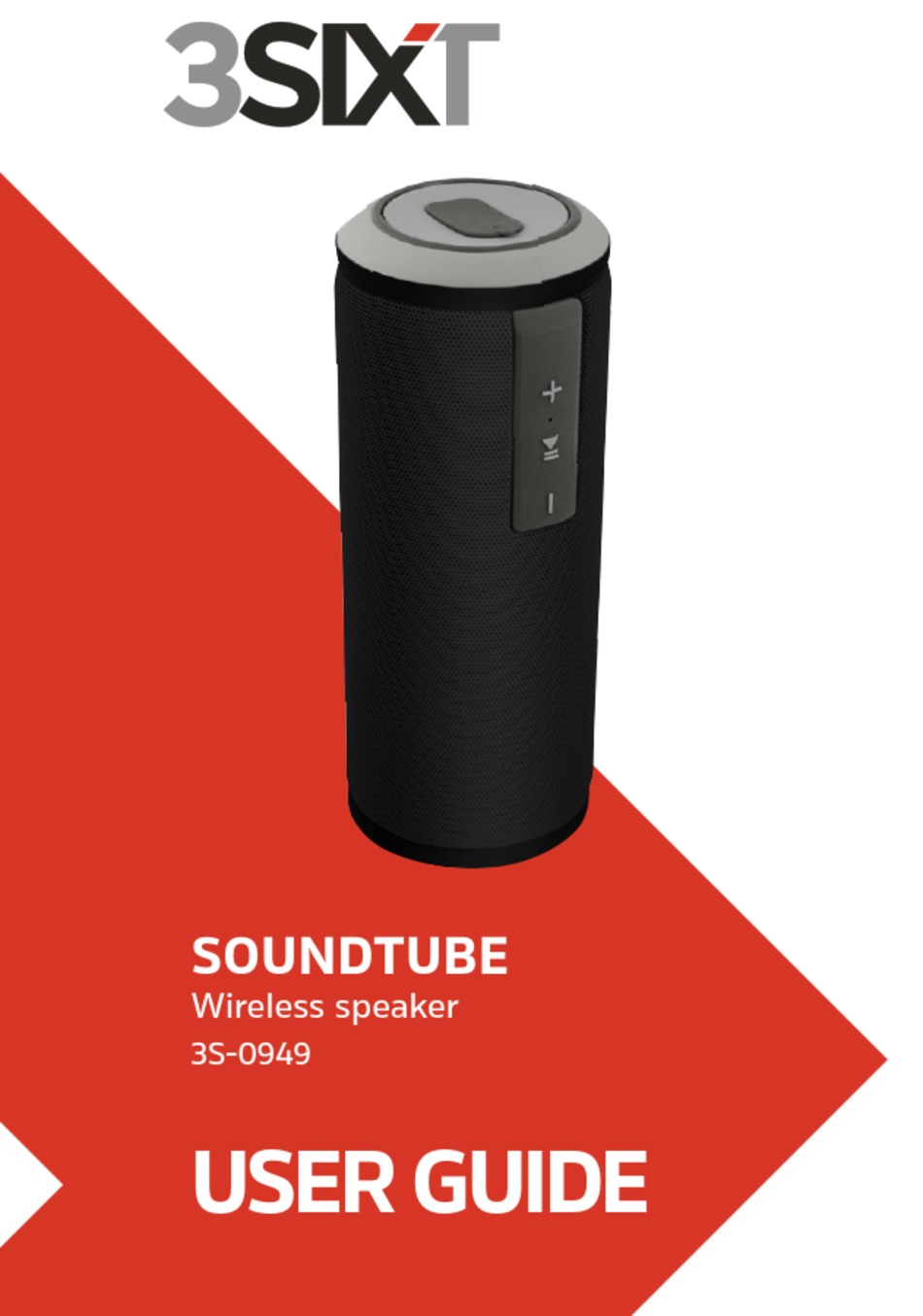 3SIXT SOUNDTUBE SPEAKER USER MANUAL 