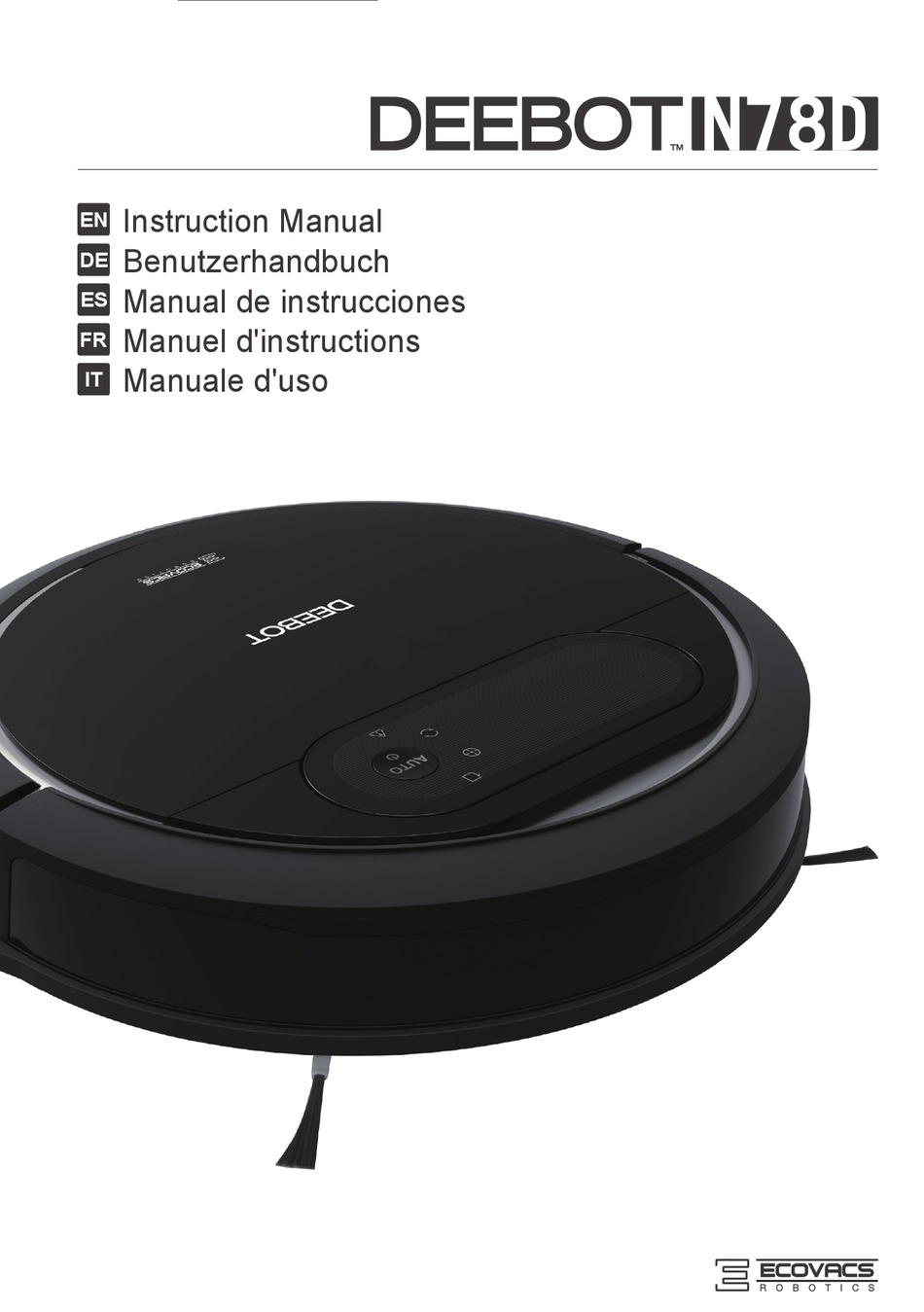 ECOVACS DEEBOT N78D VACUUM CLEANER INSTRUCTION MANUAL ManualsLib
