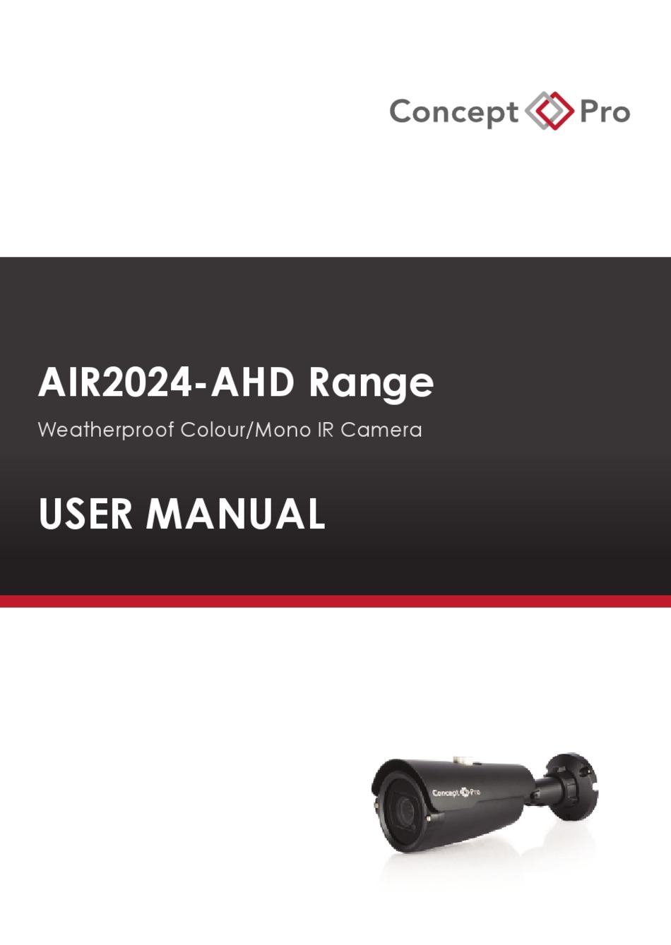 CONCEPT PRO AIR2024 AHD SERIES IP CAMERA USER MANUAL ManualsLib   Concept Pro Air2024 Ahd Series 