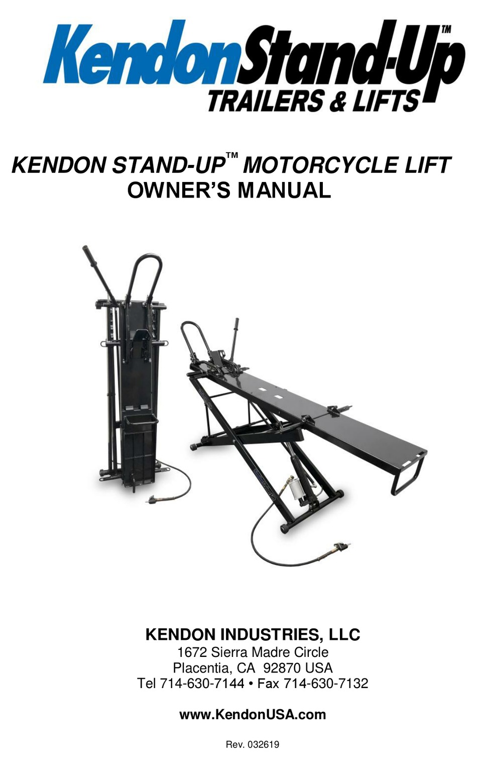 Kendon stand deals up motorcycle lift