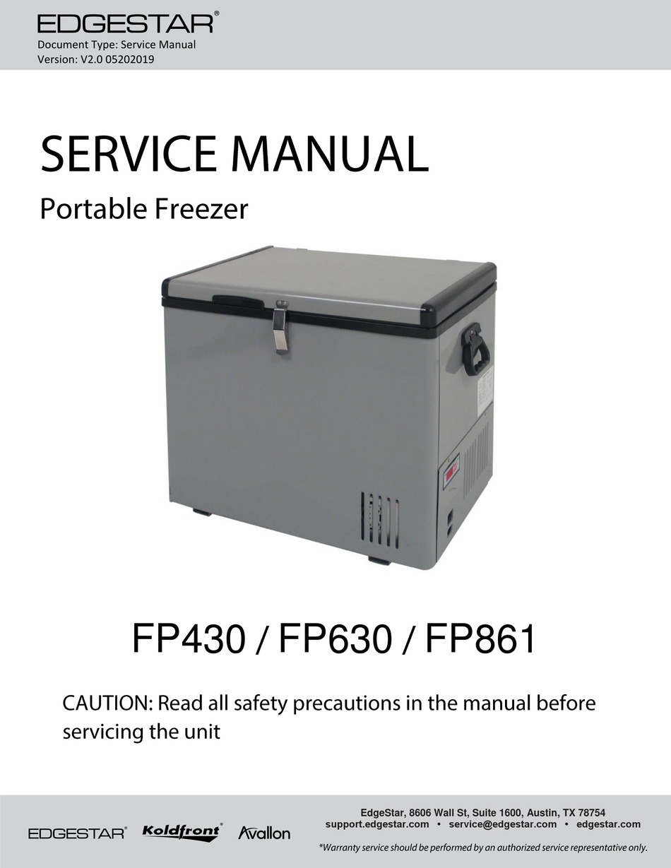 EDGESTAR FP430 FREEZER SERVICE MANUAL ManualsLib