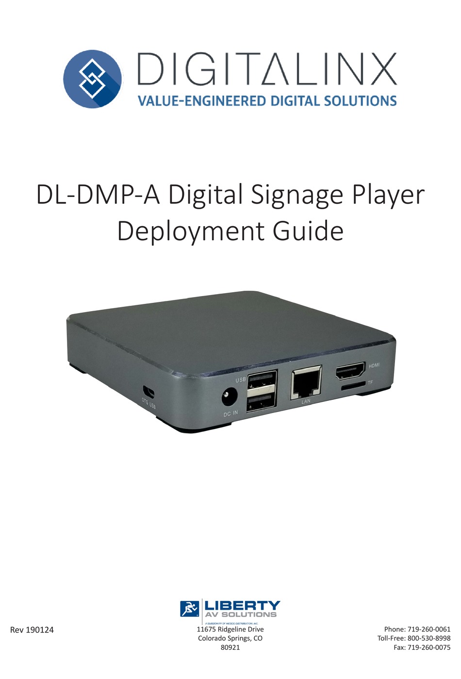 NoviSign DL-DMP-A Digital Signage APP Player Compatible with Android 