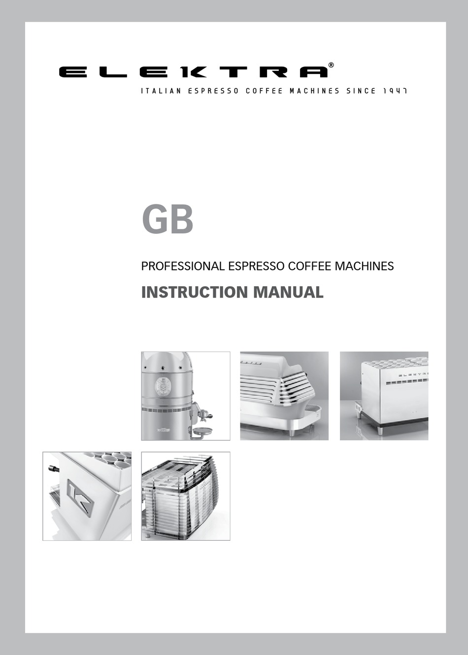 ELEKTRA CREMA CAFFE COFFEE MAKER INSTRUCTION MANUAL ManualsLib