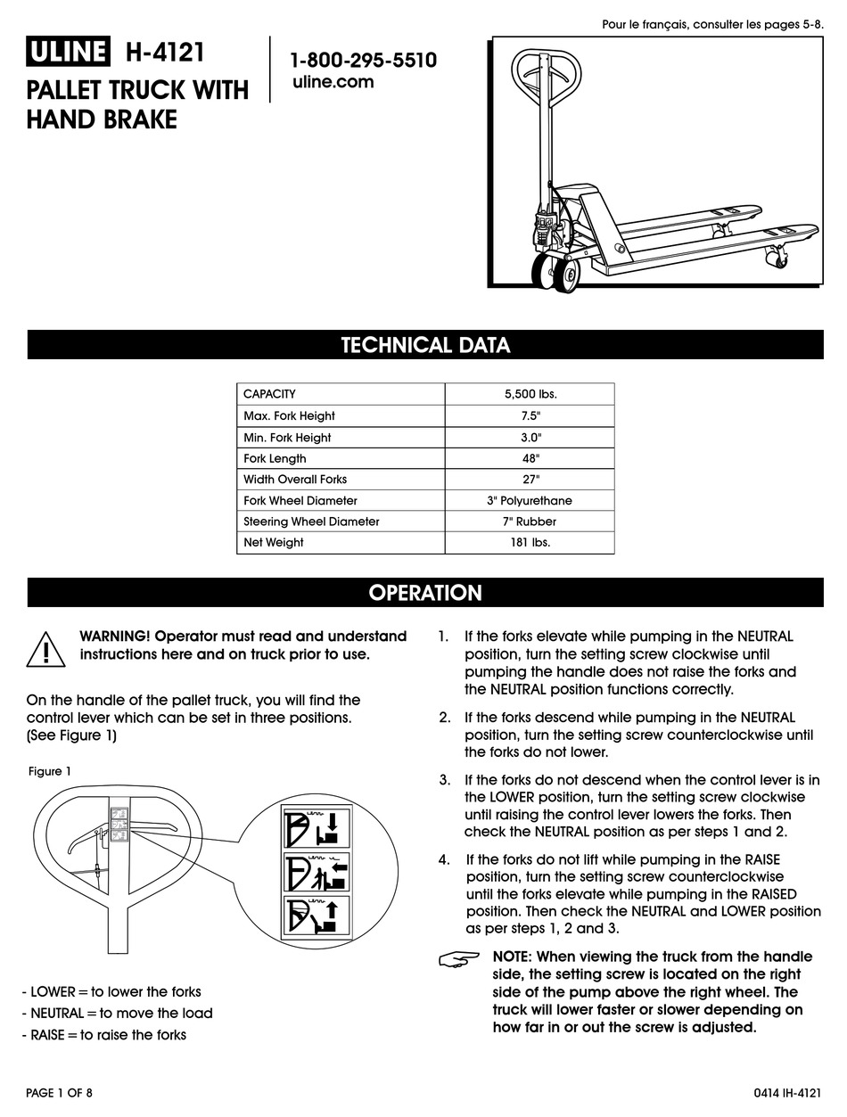 U Line H 4121 Quick Start Manual Pdf Download Manualslib