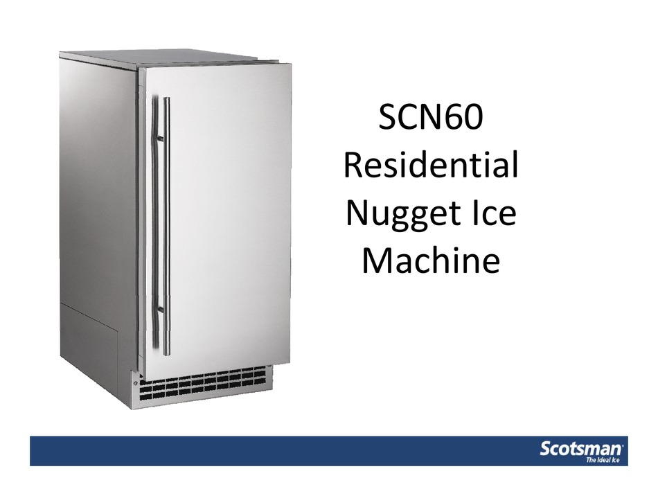 SCOTSMAN SCN60 ICE MAKER MANUAL ManualsLib