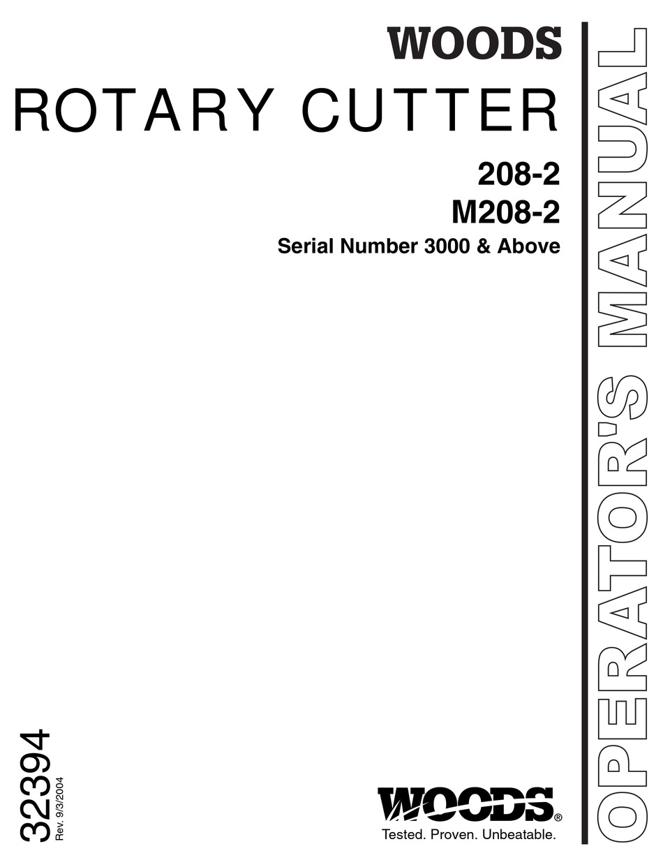 Woods 8 2 Operator S Manual Pdf Download Manualslib