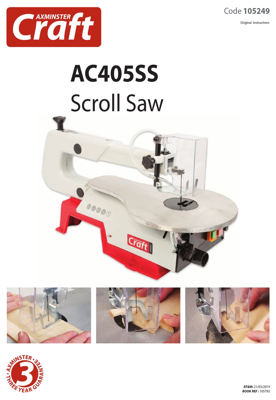 AXMINSTER CRAFT AC405SS MANUAL Pdf 