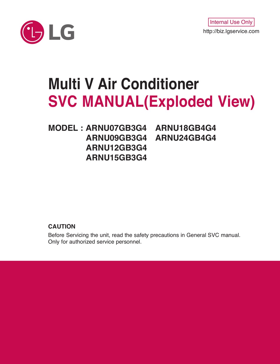 LG MULTI V SERIES SVC MANUAL Pdf Download ManualsLib