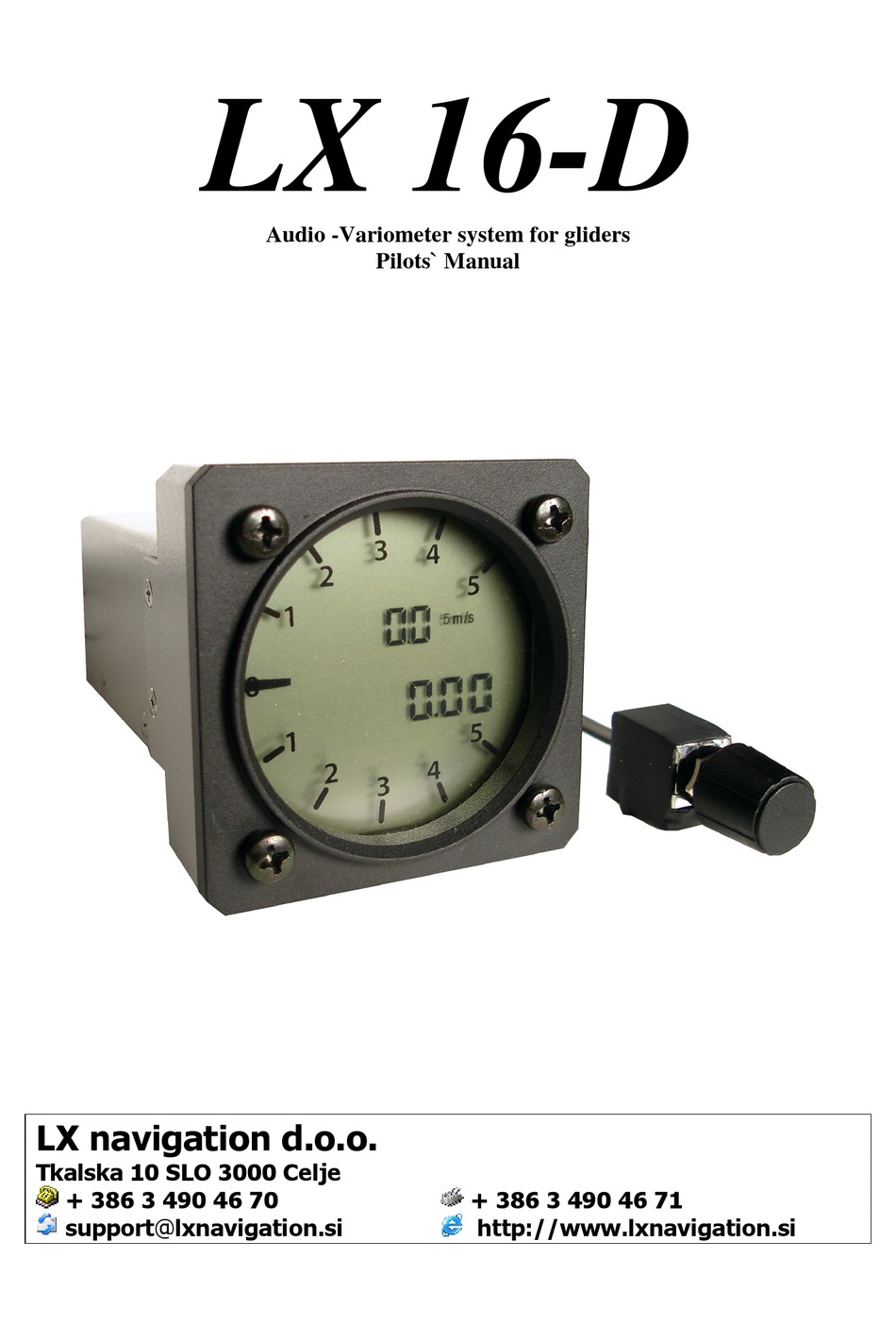 LX NAVIGATION LX 16D PILOT'S MANUAL Pdf Download ManualsLib