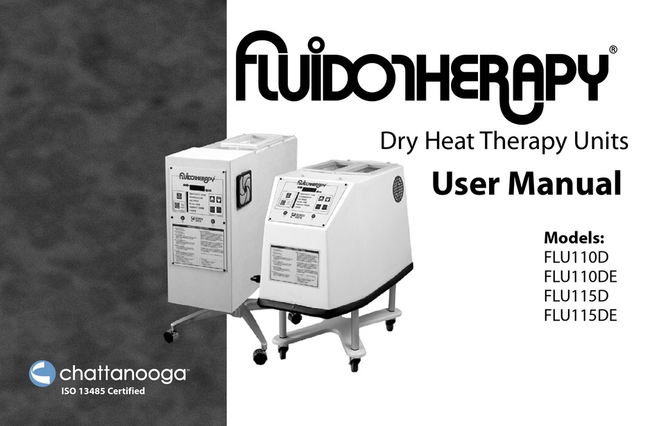 CHATTANOOGA FLUIDOTHERAPY SERIES USER MANUAL Pdf Download ManualsLib
