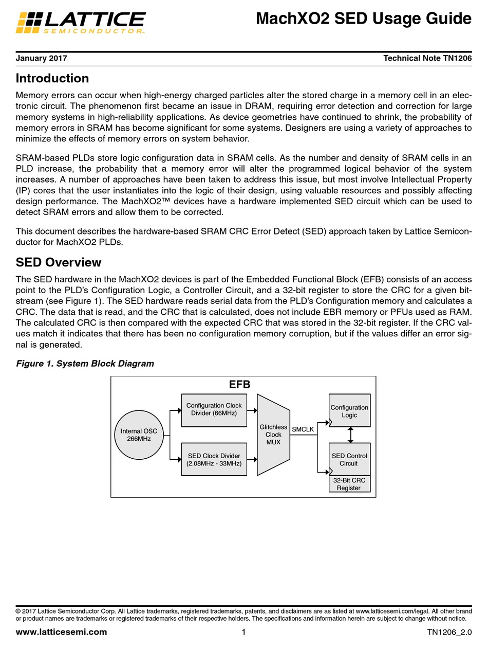 LATTICE SEMICONDUCTOR MACHXO2 SERIES USAGE MANUAL Pdf Download ManualsLib