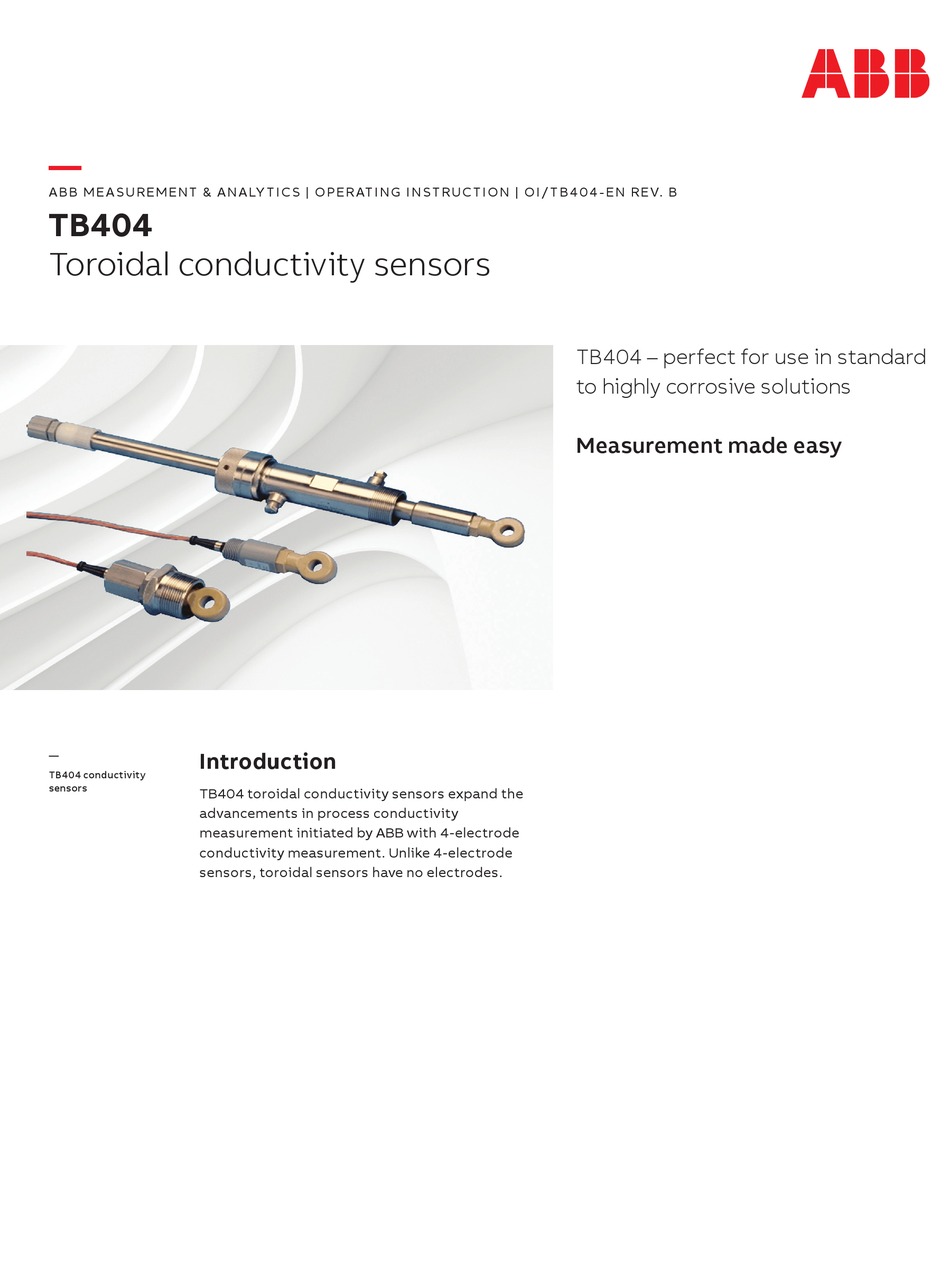 ABB TB404 OPERATING INSTRUCTION Pdf Download ManualsLib