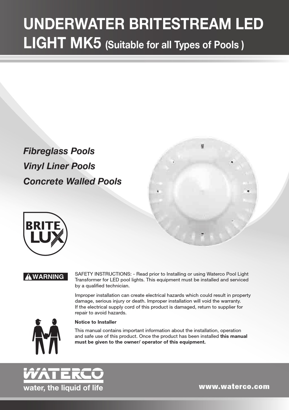 WATERCO MK5 MANUAL Pdf Download ManualsLib