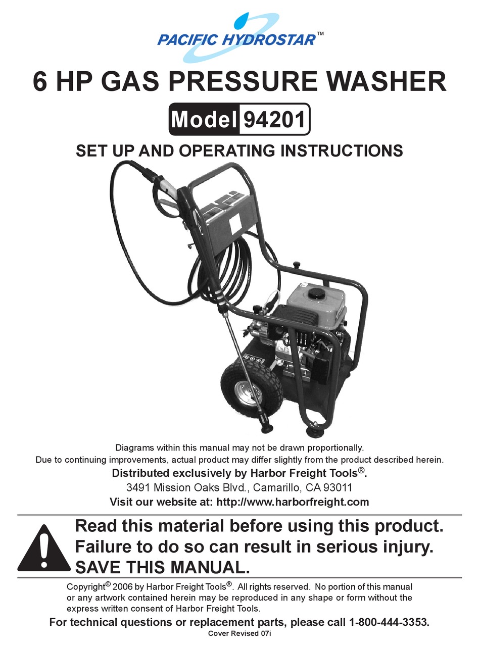 Pacific Hydrostar 94201 Set Up And Operating Instructions Manual Pdf Download Manualslib