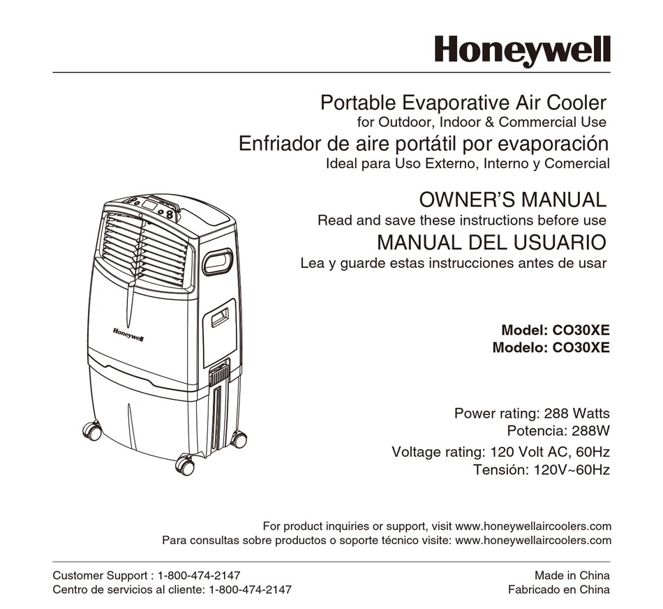 HONEYWELL CO30XE OWNER'S MANUAL Pdf Download ManualsLib