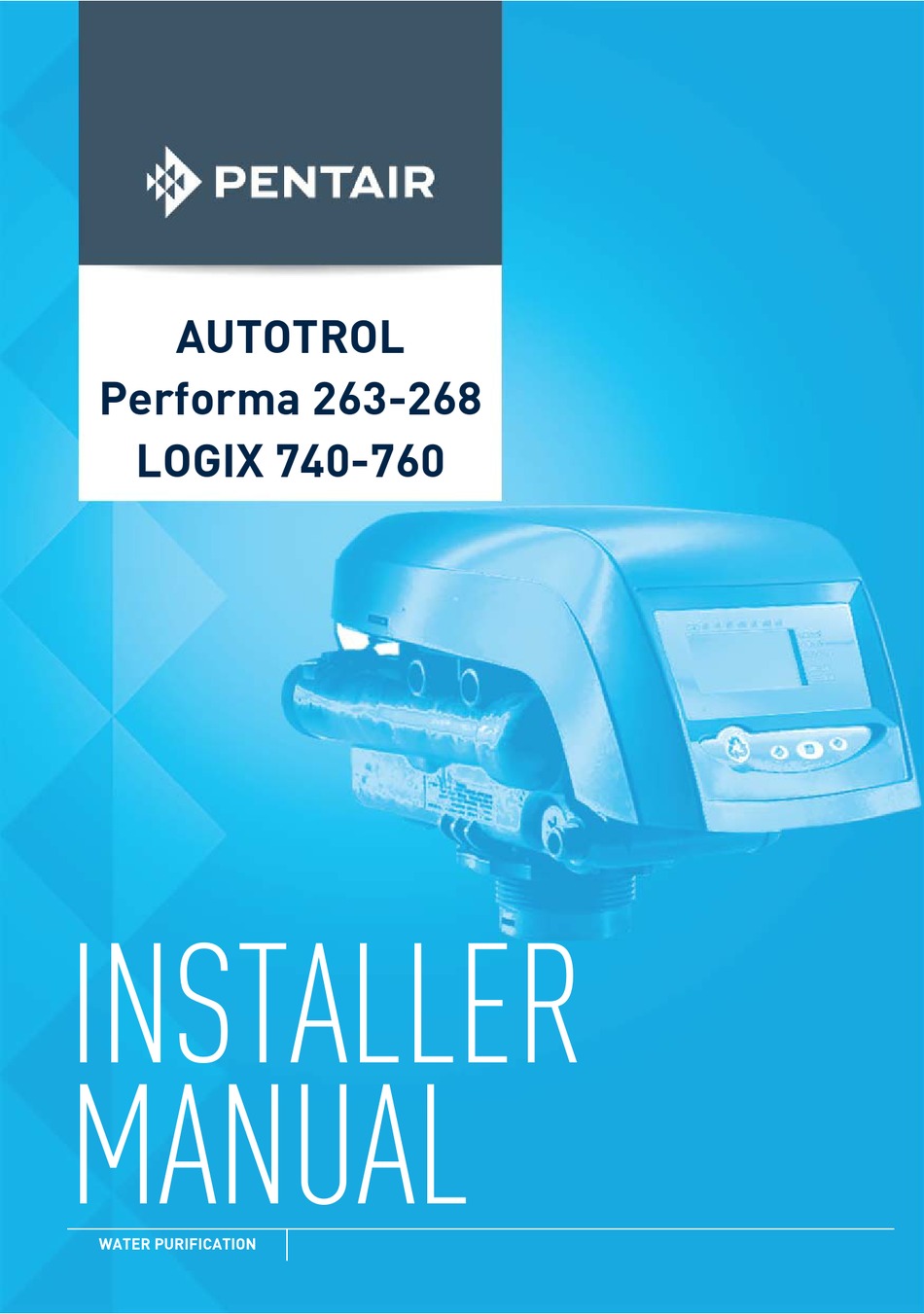 Pentair Autotrol Performa 263 Installer Manual Pdf Download Manualslib