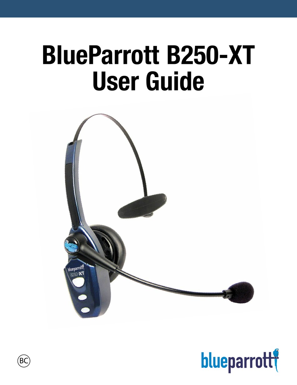 BLUEPARROTT B250XT USER MANUAL Pdf Download ManualsLib